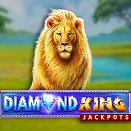 Official Jackpots logo: Diamond King Jackpots by SpinPlay Games at Maria Casino