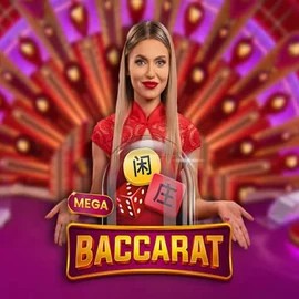 Mega Baccarat logo by Pragmatic Play Maria Casino