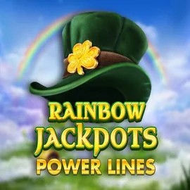 Rainbow Jackpots Power Lines slot icon by Red Tiger Gaming, available at Maria Casino