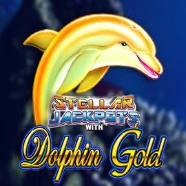 Dolphin Gold with Stellar Jackpots logo by Lightning Box Game at Maria Casino