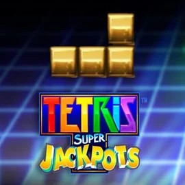 Tetris Super Jackpots online game logo by WMS on mariascasino.com